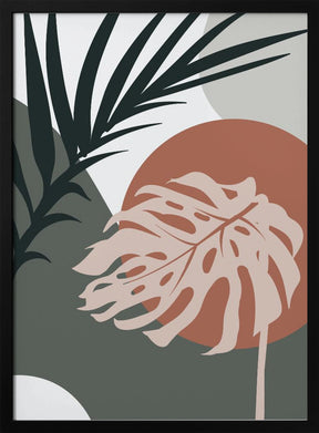 Tropical Leaves No2 Poster