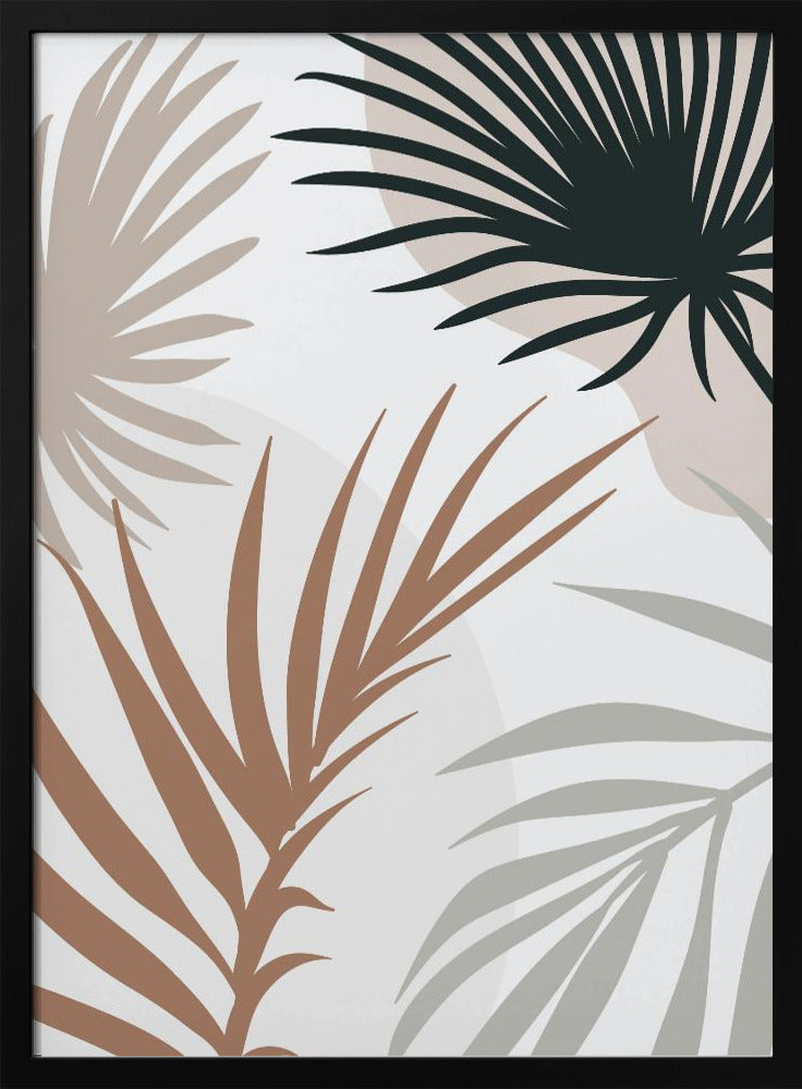 Tropical Leaves No4 Poster