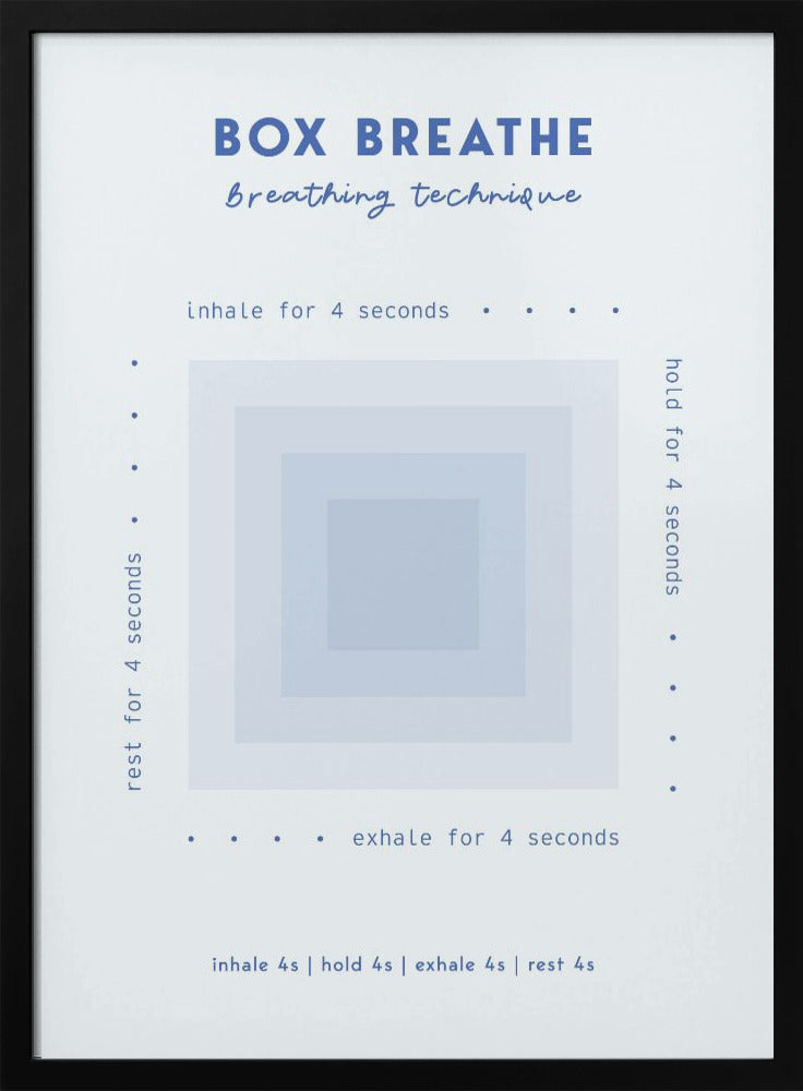 Box Breathe Poster