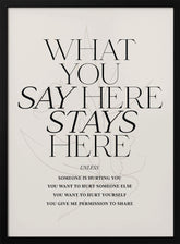 Stays Here No3 Poster