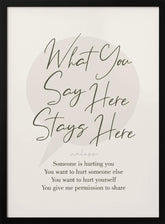 Stays Here No1 Poster