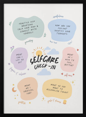 Self Care Checkin Poster