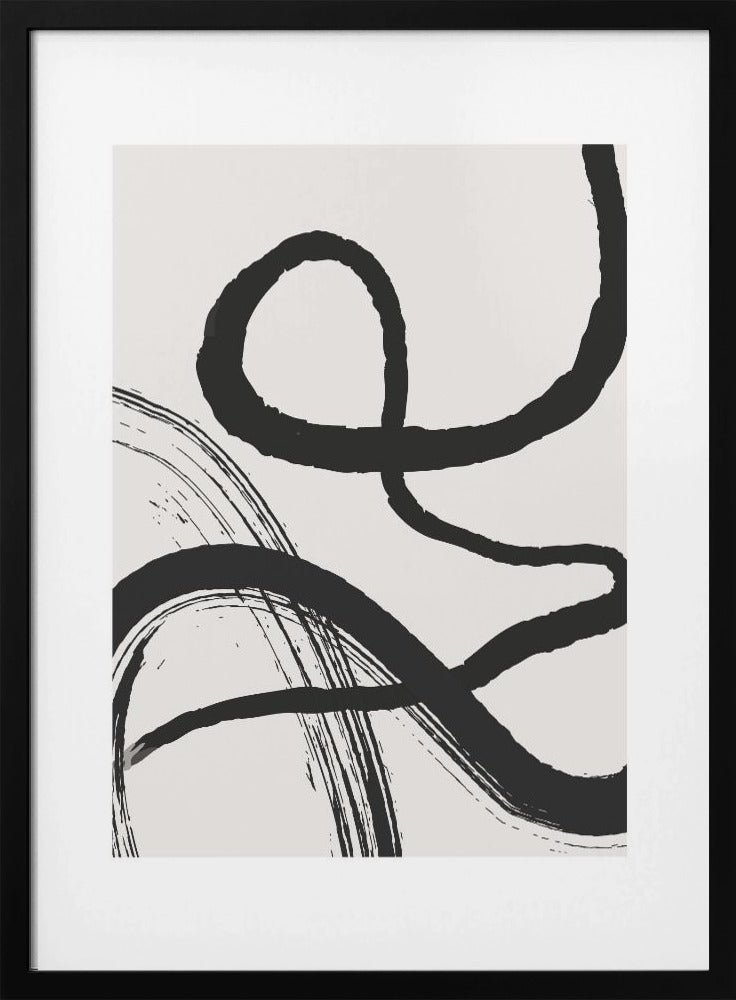 Abstract Brush No2 Poster