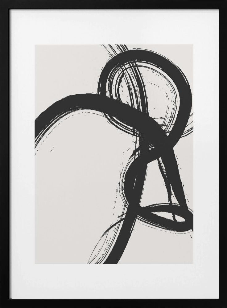 Abstract Brush No1 Poster