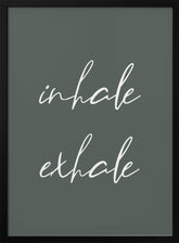 Inhale Exhale No2 Poster