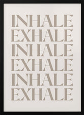 Inhale Exhale Poster