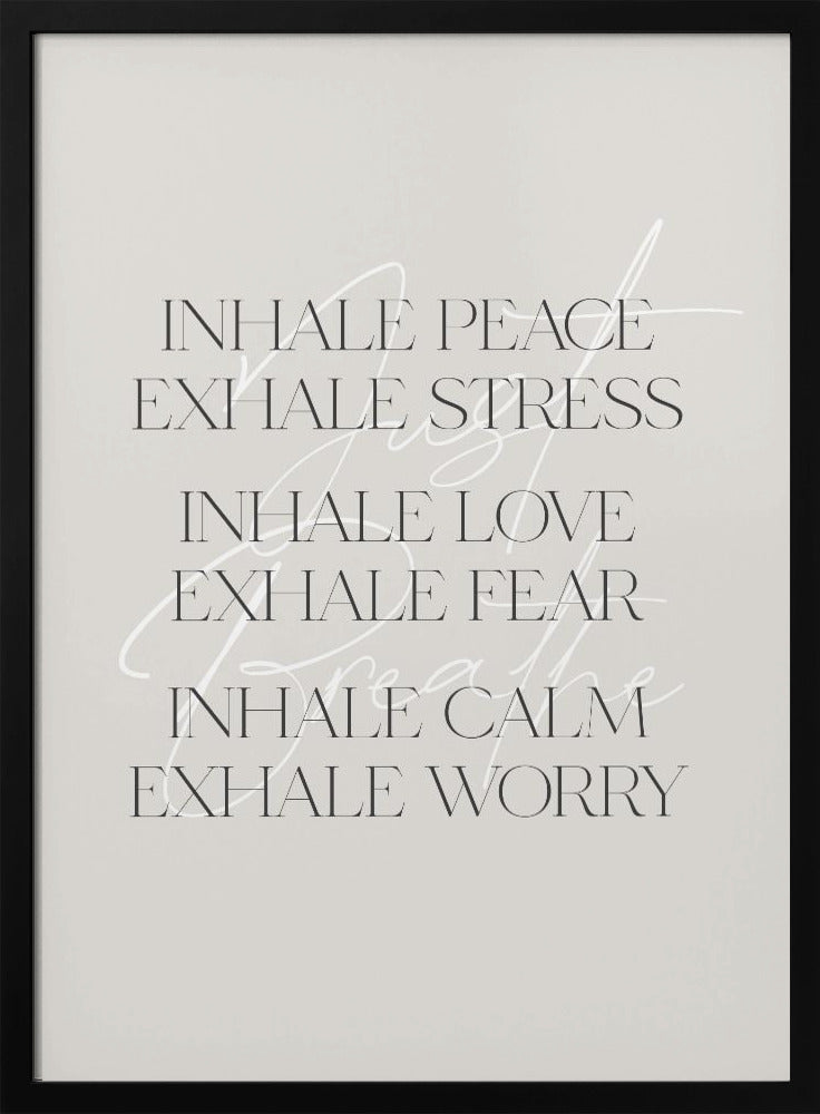 Inhalesequence Poster