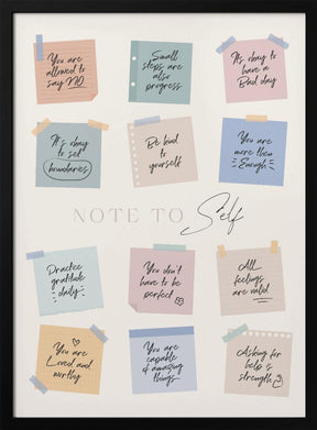 Note To Self Poster