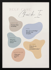 Self Care Checkin Poster