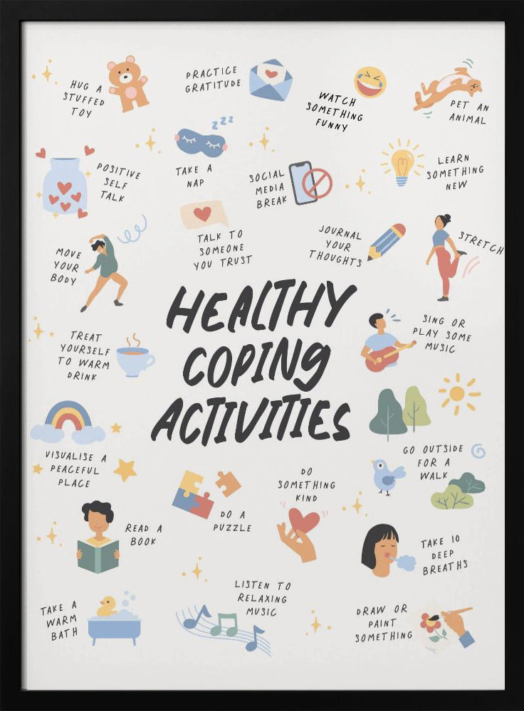 Coping Activities Poster