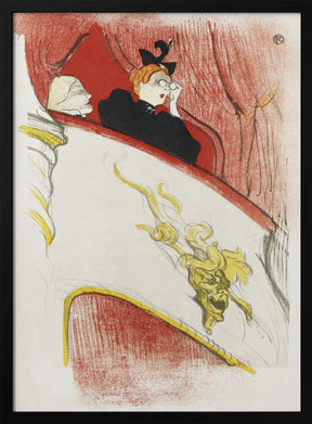 Balcony With a Gilded Grotesque Mask (1894) Poster