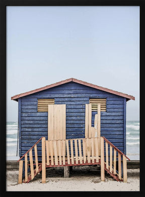 Blue Hut Poster