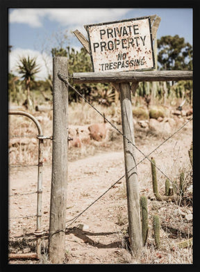 Private Property Poster