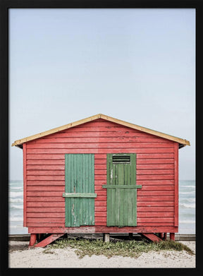 Red Hut Poster