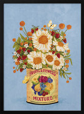 Flowers In a Vintage Tea Can Poster