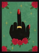 Middle Finger Poster