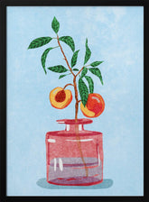 Peach Tree in Vase Poster