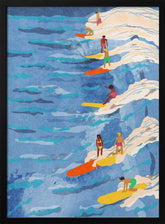 chilled surfing Poster