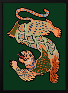 Asiantiger Green Poster