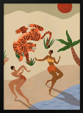 Dancing Tiger Poster