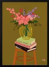 Floral Vase Poster