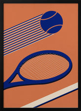 Tennis 80s Poster