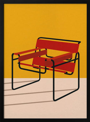 Wassily Chair Marcel Breuer Poster