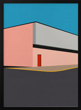 Warehouse Illustration Poster