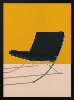 Barcelona Chair By Mies Van Der Rohe Poster