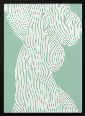 Fibers No 1 (mint) Poster