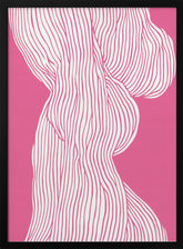 Fibers No 1 (Pink) Poster