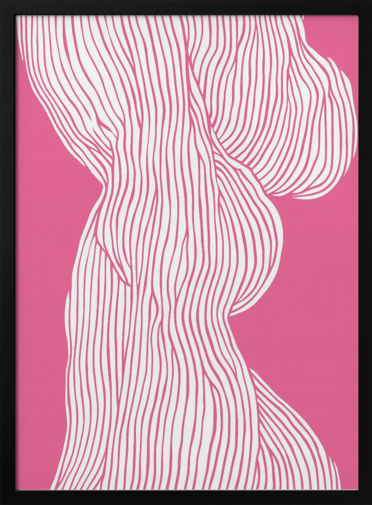 Fibers No 1 (Pink) Poster