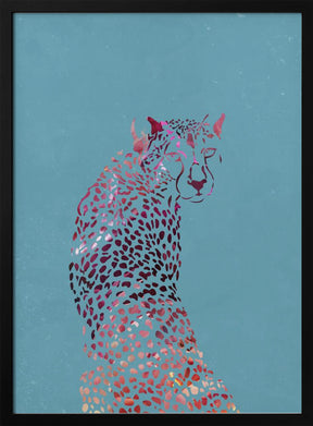 Abstract Cheetah Poster