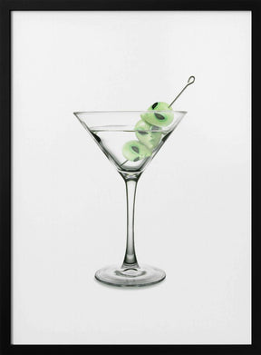 UFO Martini Poster