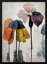 Umbrella Flowers No2 Poster