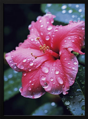 Pink Hibiscus Poster