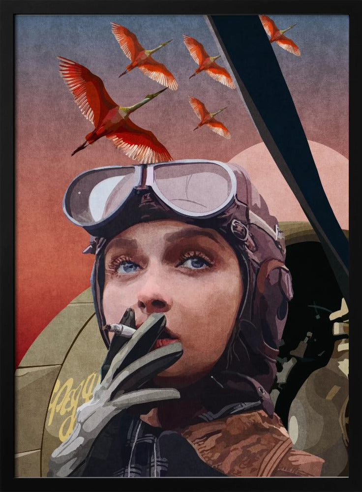 Woman Pilot Poster