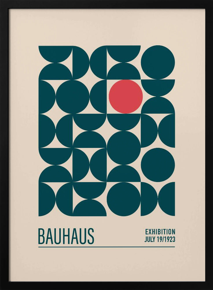 Bauhaus Mavi Kureler Poster