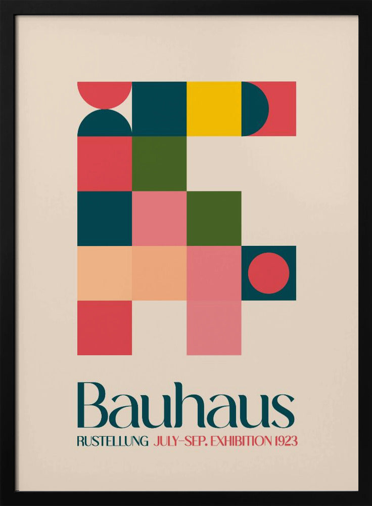 Bauhaus Kutular Poster