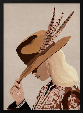 Cowgirl Blond Poster