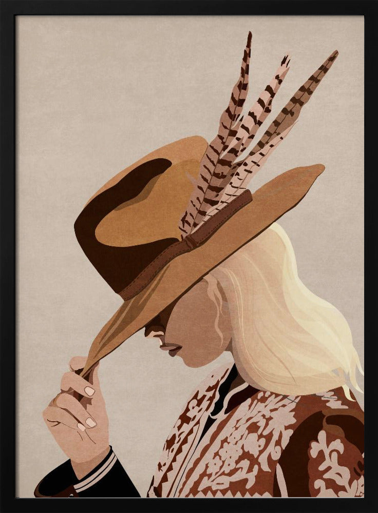 Cowgirl Blond Poster