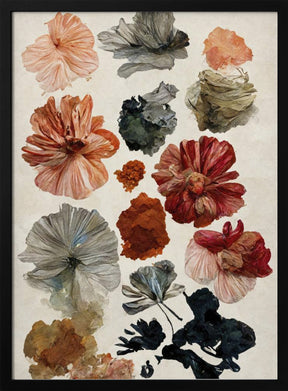 Dry Flower Collection Poster