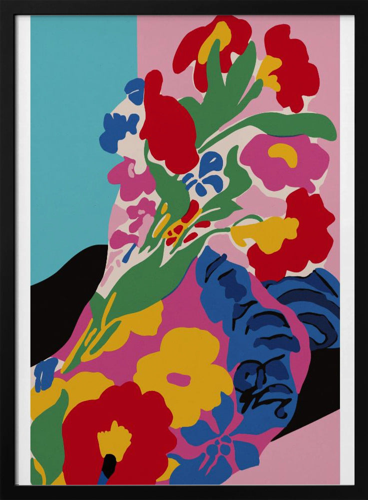 Market Flowers Poster