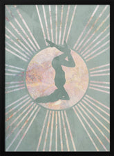 Yoga Boho Sun Green 4 Poster