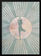 Yoga Boho Sun Green 1 Poster