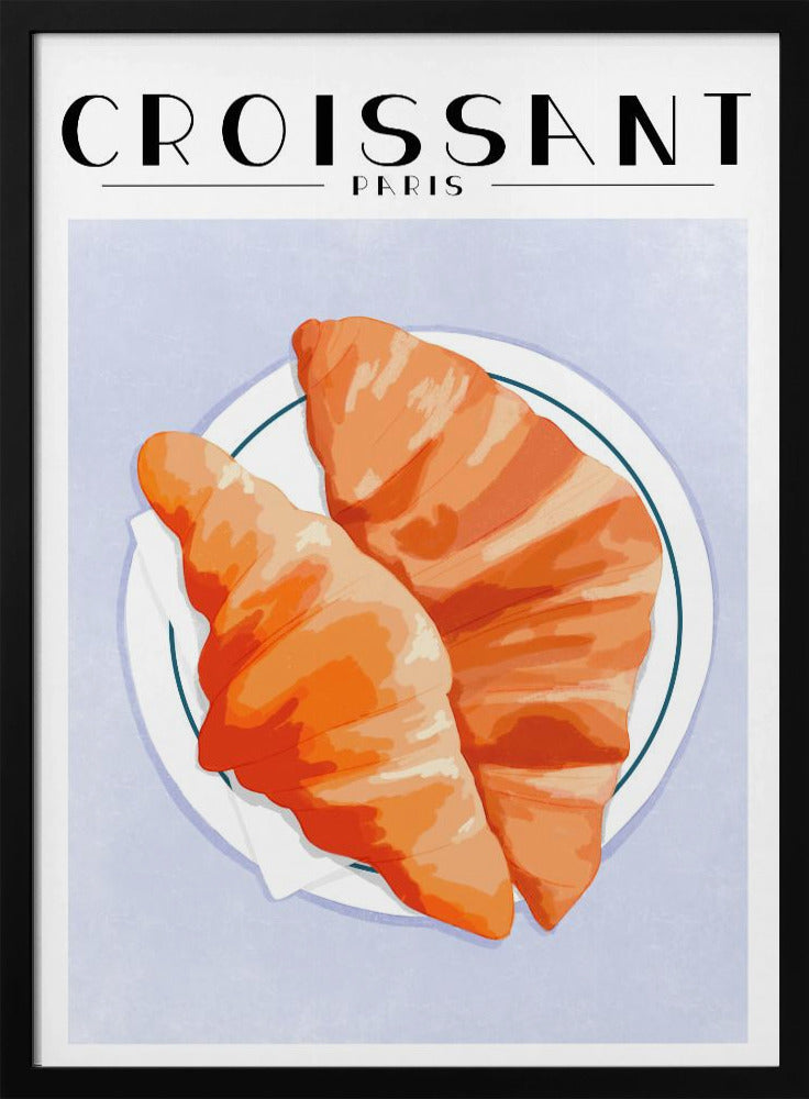 Croissant - Paris Poster