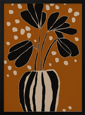 Ochre Still Life No 4 Poster