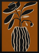 Ochre Still Life No 5 Poster