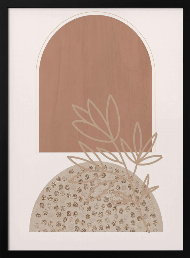 Boho Beige 1 Poster