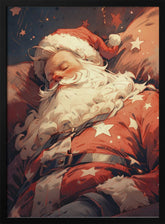 Sleeping Santa Poster